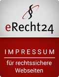 Logo eRecht24 Impressum für rechtssichere Webseiten